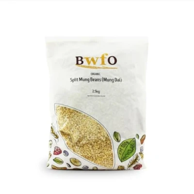 Image of Organic Split Mung Beans (Mung Dal) 2.5kg (BWFO)