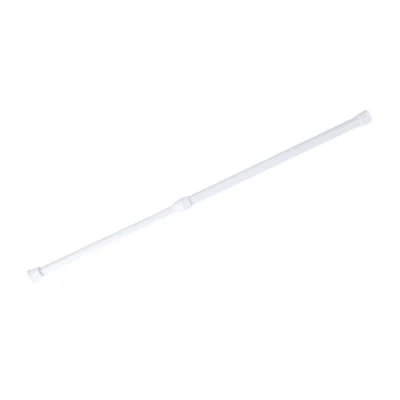 Image of Adjustable Spring Tension Rail, Curtain Rod for Shower Closet Window Pole with Inner Firm Support
