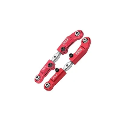 Image of GPM RACING Aluminium 7075 + Stainless Steel Rear Upper Adjustable Links For Arrma 1/8 MOJAVE 4X4 4S BLX Desert Truck RTR ARA4404 Upgrade Parts Red