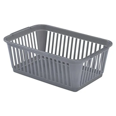 Image of Whitefurze Handy Basket, Plastic, Silver, 30 cm
