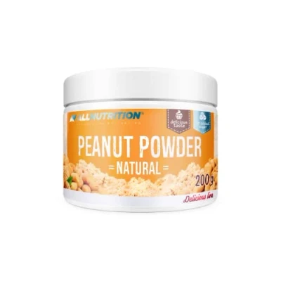 Image of ALLNUTRITION Sugar Free Peanut Powder Low Fat Butter No Cream with 50% Protein Calorie Sweets Palm Oil Vegan and Keto Friendly 200g Natural