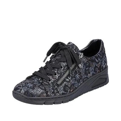 Image of Rieker Women&#039;s N3302 Sneaker, Metallic, 6 UK