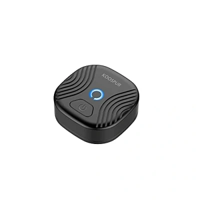 Image of Coollang Tennis Racket Sensor Tracker Motion Detector Analyzer with Bluetooth 4.0 Compatible Android and iOS Smart Phone(Black)
