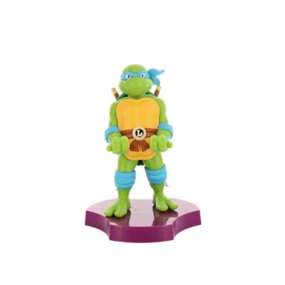 Image of Cable Guys Holdem TMNT Leonardo Collectible Small Tech Accessories &amp; Phone Holder/Stand (iPhone, Samsung, Earbuds, Earphones)