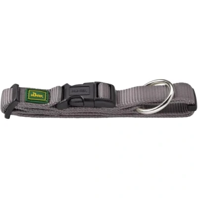 Image of HUNTER Vario Plus Pull Relief Nylon Collar, 25 cm, Large, Grey