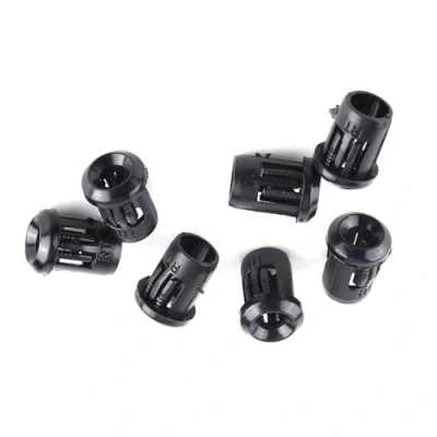 Image of LED Lamp Socket Diode Holder 50Pcs, Plastic Black Clip Bezel Mount Useful 3mm 5mm 8mm (3mm)