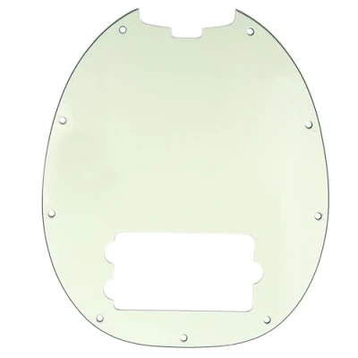 Image of Musiclily 9 Hole Bass Pickguard for Musicman Stingray Bass,3Ply Ivory