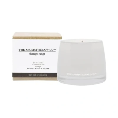 Image of Aromatherapy Soy Wax Candle Therapy Range Strength Sandalwood and Cedar