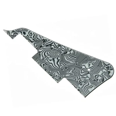 Image of Dopro LP Guitar Pickguard Scratch Plate Fits for Epiphone Les Paul Zebra Stripe