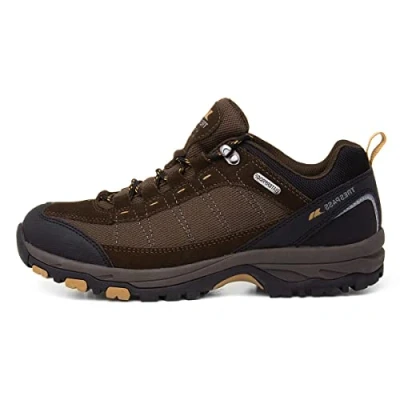 Image of Trespass Men Scarp Low Rise Hiking Boots, Brown (Dark Dkb), 12 (46 EU)