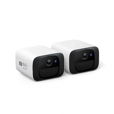 Image of eufy Security SoloCam C210 Camera Outdoor Wireless, 2K Resolution Home Camera, IP67 Weather Resistant, No Monthly Fee, 2.4 GHz Wi Fi, HomeBase S380 (HomeBase 3) Compatible, 2 pack
