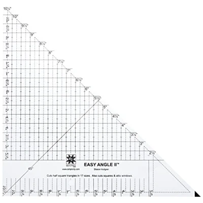Image of Simplicity 882670147A EZ Quilting Easy Angle II Acrylic Template
