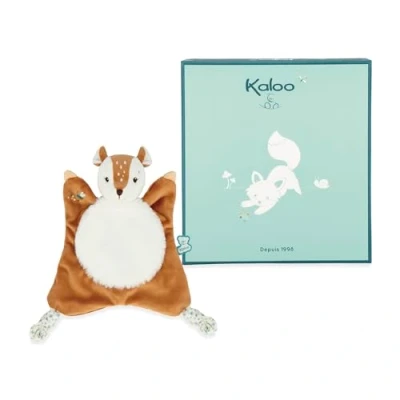 Image of Kaloo Fripons Nathan The Fawn Plush Comforter Ultra Soft &amp; Fluffy 24 cm 0 Months +, K205000