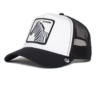 Image of Goorin Bros. The Farm Adjustable Mesh Trucker Hat for Men and Women, White (Platinum High), One Size