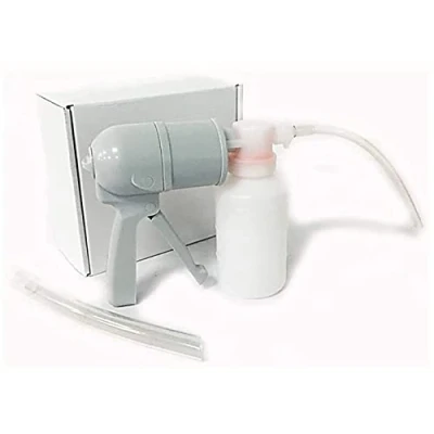 Image of Handheld Portable Manual Suction Pump, Hand Help Mucus Phlegm Secretion Machine for Elderly Sputum Device Household Therapy Kit and Children