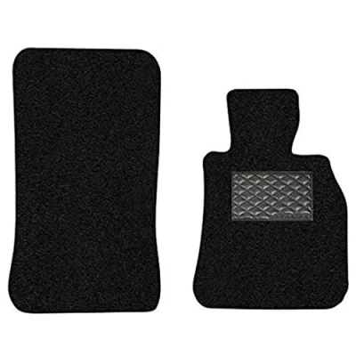 Image of Nicoman 8 MM C4425 BMW 1 Sr E82/E88 CP/Cab BK FR Series Coupe/Cabriolet Year 2008 2016 Spaghetti All Weather Fully Tailored Car Mats Fit, 2 Piece, Black