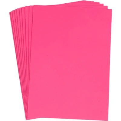 Image of EVA Foam Sheets, A4 21x30 cm, thickness 2 mm, pink, 10sheets