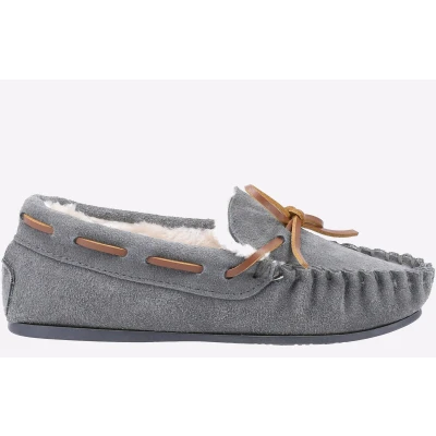 Image of Hush Puppies Addison Slipper, Grey, 13 UK Child