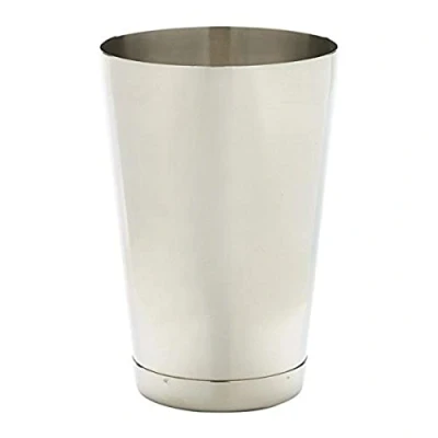 Image of Genware BSC18 Boston Stainless Steel Shaker Can, Silver, 18 oz Capacity
