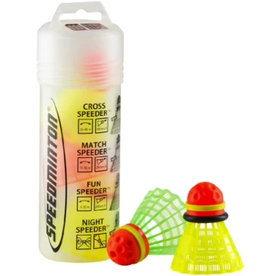 Image of Speedminton Mix 5pk Speeder Tube incl. 5 different Birdies for Speed ​​Badminton/Crossminton Outdoor Games (SM03 100 5)