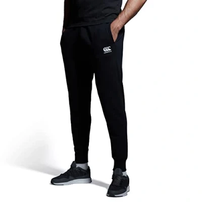 Image of Canterbury Mens Tapered Fleece Cuff Pant Black XL