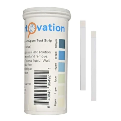 Image of Bartovation Peroxide Test Strips, Low Level, 0 100 ppm [Vial of Strips]