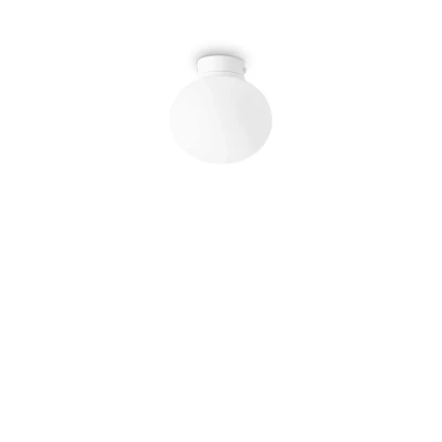 Image of Cotton Globe Ceiling Light White 13cm