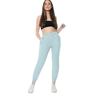Image of True Face Womens Trousers Sweatpants Ladies Jogger Jogging Bottoms Slim Gym Lounge Fleece Pants Size 10 Mint
