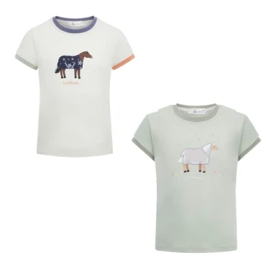 Image of LeMieux Mini Alex Childrens T Shirt Ecru 7 8 Years
