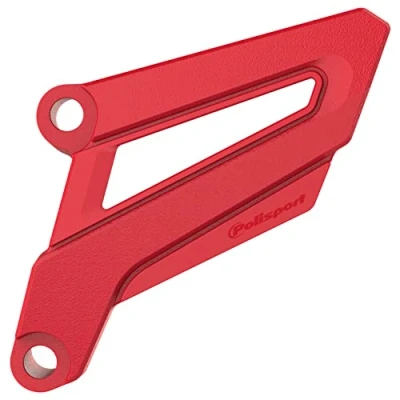 Image of Polisport Honda Front Sprocket Protector CRF 250 R 2010 2017 450 2009 2020, Red Motocross4u