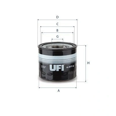 Image of 059115561B, 059115562 Oil Filter UFI 25.019.00 Insert AUDI: A4 B7 Saloon, Avant, B6/B7 Convertible, VOLKSWAGEN: Passat B5 GP Estate