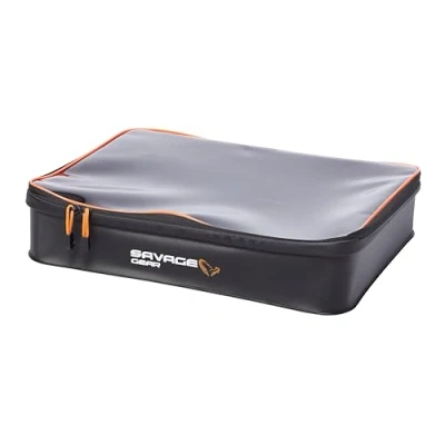 Image of Savage Gear Lure Bag Case, 33x10x8cm, 6L, Black/Orange, EVA Material