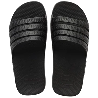Image of Havaianas Unisex Slide Stradi, Black, 4.5/5