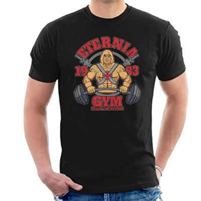 Image of He Man Eternia Gym Men&#039;s T Shirt Black