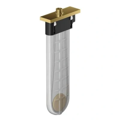 Image of hansgrohe 28010990 Hose Box (sBox) Complete Set Square Polished Gold Look, Fertigset eckig
