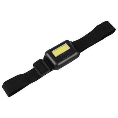 Image of Joskeijky Cob Led Mini light lamp Headlight 3 Modes Rainproof Torch Flashlight For Outdoor Camping Fishing Black