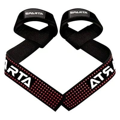 Image of Weight Lifting Straps with Padded Wrist Support Non Slip Advanced Flex Gel Grip Gym Great for Powerlifting, Bodybuilding,Workout, Deadlifts &amp; Fitness