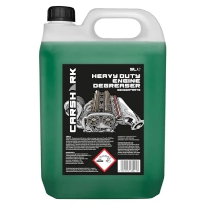 Image of CARSHARK Engine Degreaser 5 litre Concentrate, Heavy Duty Formula, Use on All Engines