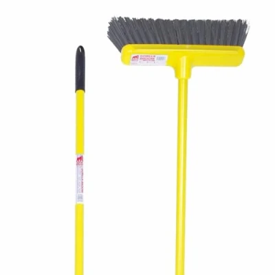 Image of Red Gorilla 30CM Soft Bristle Head and Handle Yellow