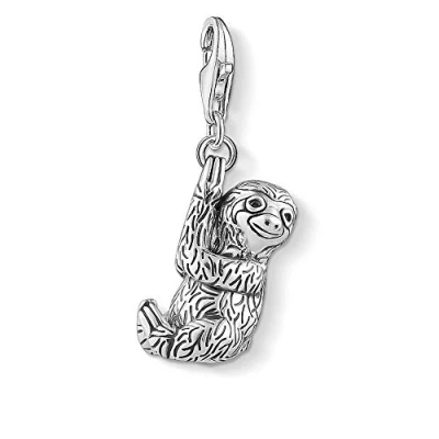 Image of Thomas Sabo Women Charm Pendant Sloth Club 925 Sterling Silver 1812 643 11