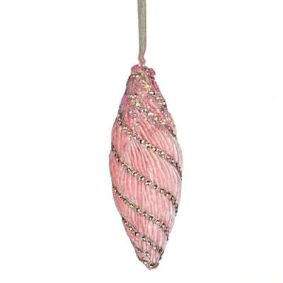 Image of Baby Pink Nut Bauble 15cm Christmas Tree Hanging Decorations Festive Decorative Ornaments Fairy Tale Themed Xmas Pendant