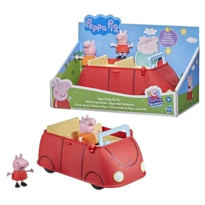 Image of Peppa Pig Peppa&#039;s Family Red Car Toy