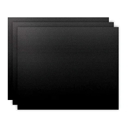 Image of SPARES2GO Universal Teflon Oven Liner Non Stick Heavy Duty Electric Cooker Lining (Pack of 4)