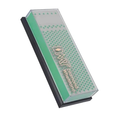 Image of DMT 6 in. Machinist Diamond Whetstone in Plastic Box Extra Fine Knife Sharpener Green, N/A