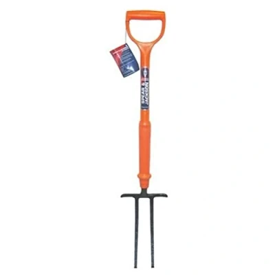Image of Spear &amp; Jackson 2PF/INS12 Insulated 2 Prong Contractors Fork,Orange