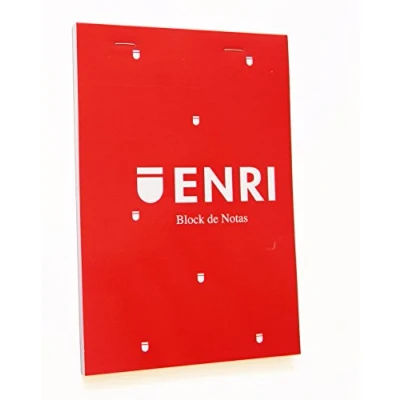 Image of Enri 100105158 Pack of 10 Sticky Notes Stapled Paperback, A6/105 x 148 mm