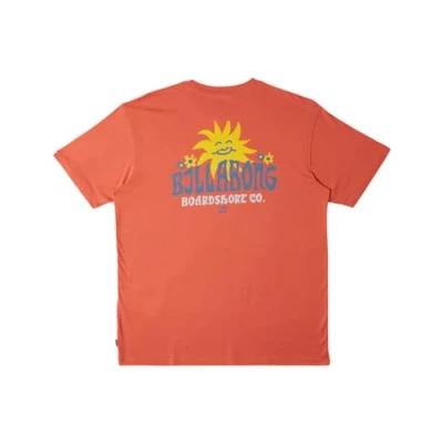 Image of Billabong Short Sleeved T Shirt Lounge SS Youth Red L