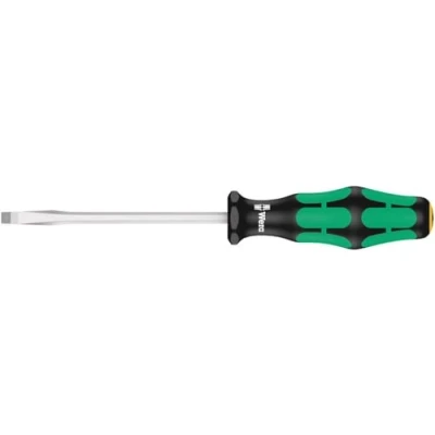 Image of Wera 05007671001 334 SK 0.8 x 4 90 mm Screwdriver for Slotted Screws Silver