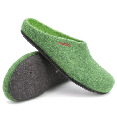 Image of Magicfelt 709, Women&#039;s Low Top Slippers, Dark Green, 8 UK / 42 EU