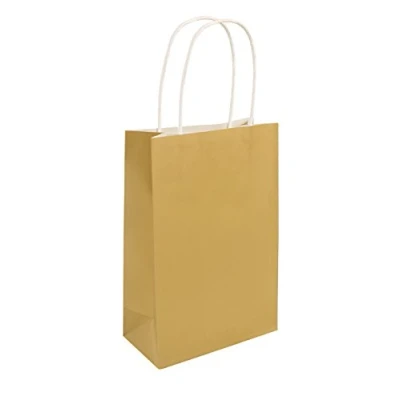 Image of HENBRANDT Party Bag with Handles Pack of 6 (Gold)